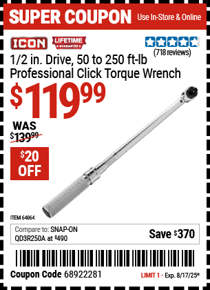 Harbor Freight Coupons, HF Coupons, 20% off - Icon 1/2
