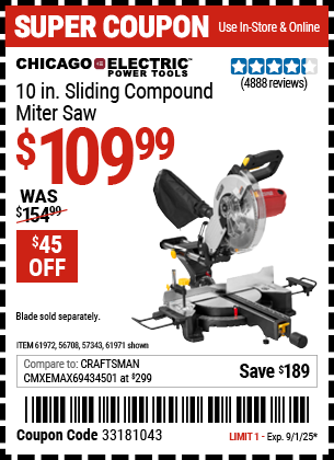 Harbor Freight Coupons, HF Coupons, 20% off - 10