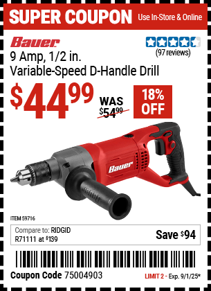 Harbor Freight Coupons, HF Coupons, 20% off - 59716