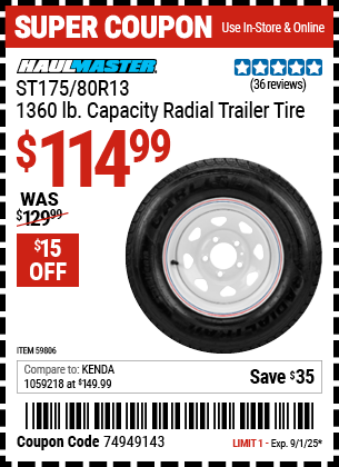 Harbor Freight Coupons, HF Coupons, 20% off - 59806