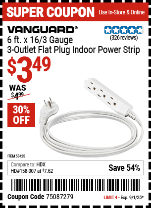 Harbor Freight Coupons, HF Coupons, 20% off - 58425