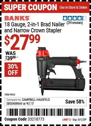 Harbor Freight Coupons, HF Coupons, 20% off - 70922