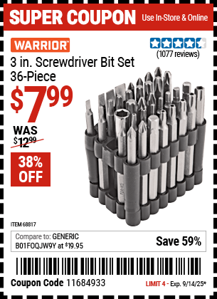 Harbor Freight Coupons, HF Coupons, 20% off - 36 Piece 3