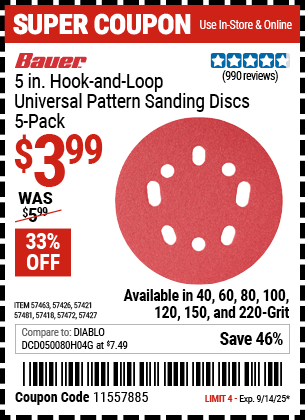 Harbor Freight Coupons, HF Coupons, 20% off - 57421