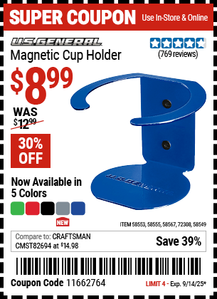 Harbor Freight Coupons, HF Coupons, 20% off - 58553