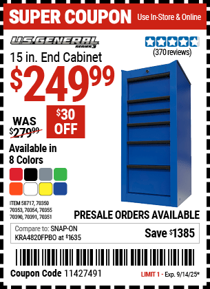 Harbor Freight Coupons, HF Coupons, 20% off - 70350