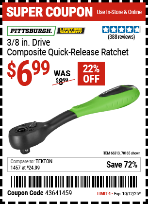 Harbor Freight Coupons, HF Coupons, 20% off - 70165