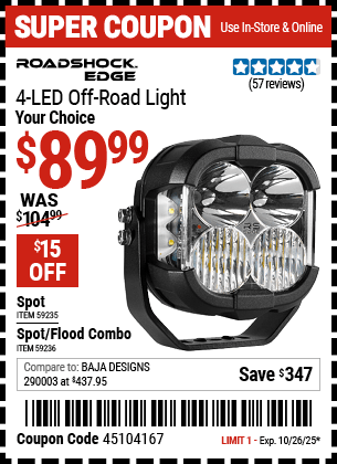 Harbor Freight Coupons, HF Coupons, 20% off - 59236
