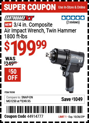 Harbor Freight Coupons, HF Coupons, 20% off - 70598