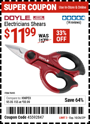 Harbor Freight Coupons, HF Coupons, 20% off - 70495