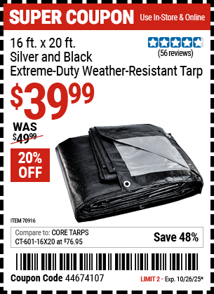Harbor Freight Coupons, HF Coupons, 20% off - 70916
