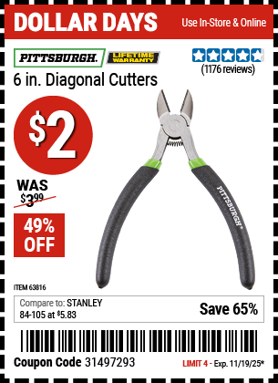 Harbor Freight Coupons, HF Coupons, 20% off - 63816