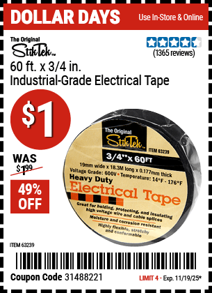 Harbor Freight Coupons, HF Coupons, 20% off - 3/4