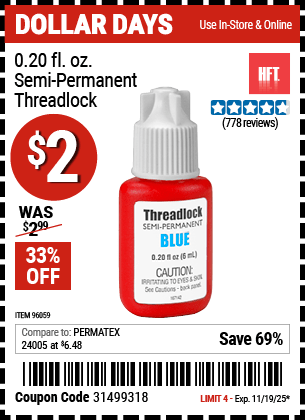 Harbor Freight Coupons, HF Coupons, 20% off - 96059