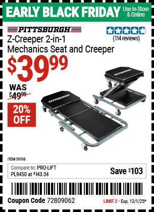 Harbor Freight Coupons, HF Coupons, 20% off - 59768