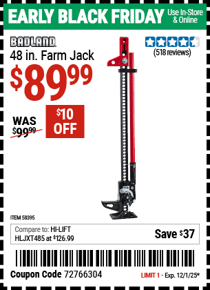 Harbor Freight Coupons, HF Coupons, 20% off - 58395