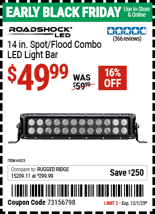 Harbor Freight Coupons, HF Coupons, 20% off - Roadshock 14