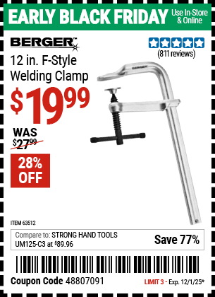 Harbor Freight Coupons, HF Coupons, 20% off - 12