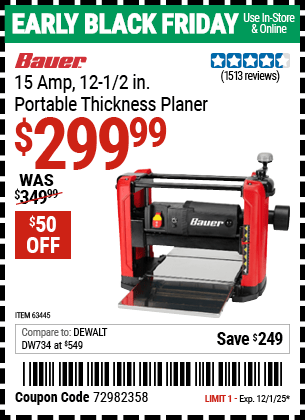 Harbor Freight Coupons, HF Coupons, 20% off - Bauer 15 Amp 12 1/2