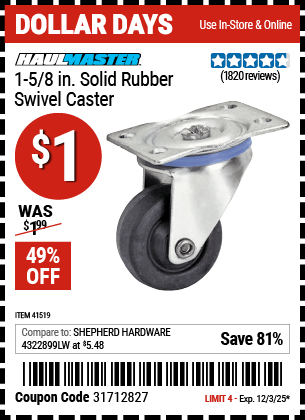 Harbor Freight Coupons, HF Coupons, 20% off - 1-5/8