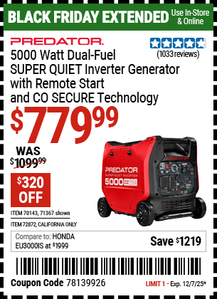 Harbor Freight Coupons, HF Coupons, 20% off - 70143