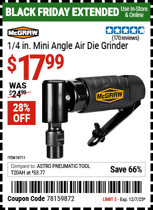 Harbor Freight Coupons, HF Coupons, 20% off - 58711
