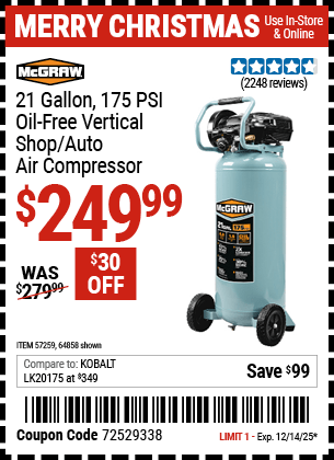 Harbor Freight Coupons, HF Coupons, 20% off - 57259