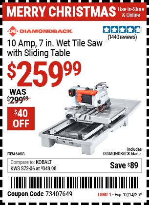 Harbor Freight Coupons, HF Coupons, 20% off - 1.5 Hp, 7