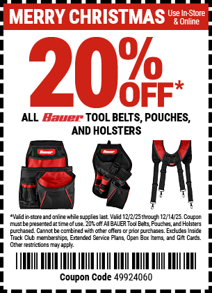 Harbor Freight Coupons, HF Coupons, 20% off - 