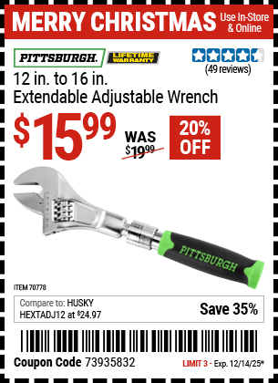 Harbor Freight Coupons, HF Coupons, 20% off - 70778
