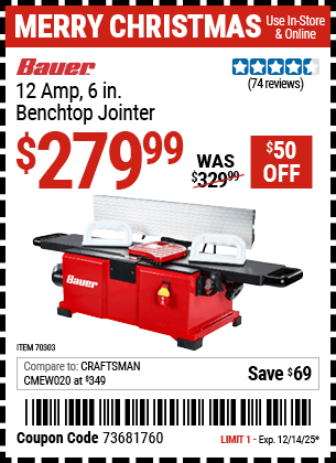 Harbor Freight Coupons, HF Coupons, 20% off - BAUER 12 Amp 
