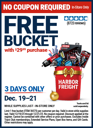 Harbor Freight Coupons, HF Coupons, 20% off - 