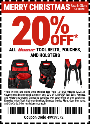 Harbor Freight Coupons, HF Coupons, 20% off - 