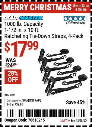 Harbor Freight Coupons, HF Coupons, 20% off - 4 Piece 1-1/2