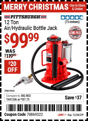 Harbor Freight Coupons, HF Coupons, 20% off - 59425