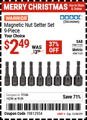 Harbor Freight Coupons, HF Coupons, 20% off - 71226