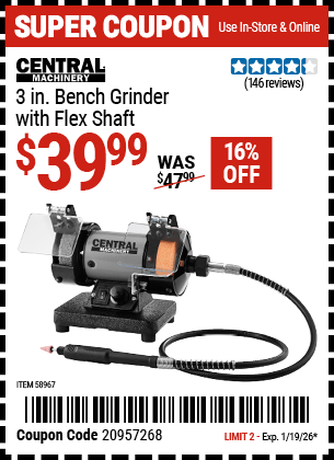 Harbor Freight Coupons, HF Coupons, 20% off - 58967