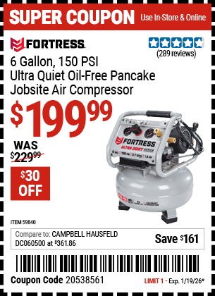 Harbor Freight Coupons, HF Coupons, 20% off - 59840
