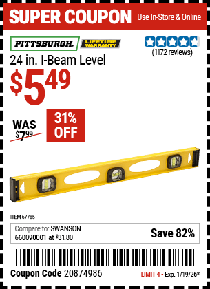 Harbor Freight Coupons, HF Coupons, 20% off - 24