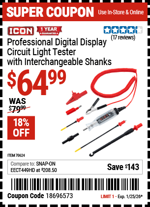 Harbor Freight Coupons, HF Coupons, 20% off - 70624