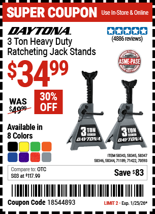 Harbor Freight Coupons, HF Coupons, 20% off - 58345