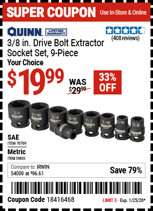 Harbor Freight Coupons, HF Coupons, 20% off - 70709