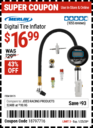 Harbor Freight Coupons, HF Coupons, 20% off - 58173