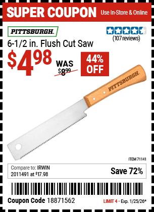 Harbor Freight Coupons, HF Coupons, 20% off - 71141