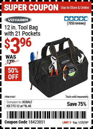 Harbor Freight Coupons, HF Coupons, 20% off - 12