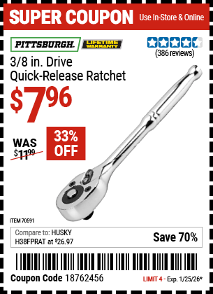 Harbor Freight Coupons, HF Coupons, 20% off - 70591