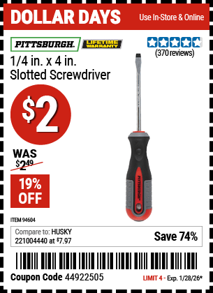 Harbor Freight Coupons, HF Coupons, 20% off - 94604