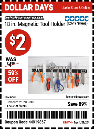 Harbor Freight Coupons, HF Coupons, 20% off - 18