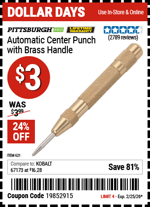Harbor Freight Coupons, HF Coupons, 20% off - 1/4