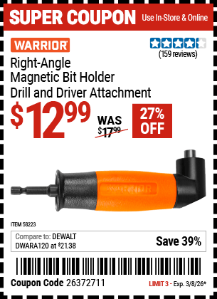 Harbor Freight Coupons, HF Coupons, 20% off - 58223